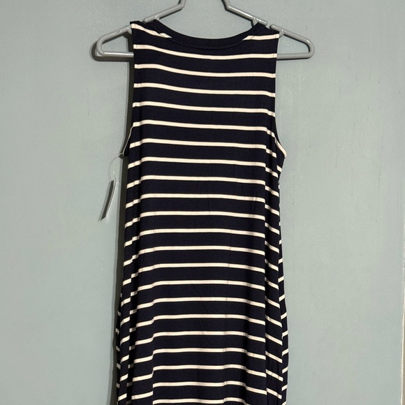 SELLING TIME & TRU DRESS For WOMEN SIZE XS STRIPED NWT SLEEVELESS  NAVY BLUE - Picture 3 of 11